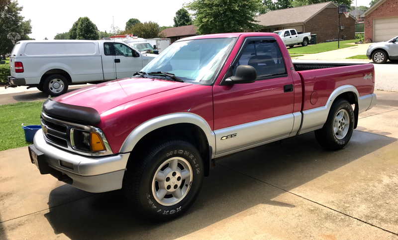 Illustration for article titled The S10 got its annual wash and wax today.